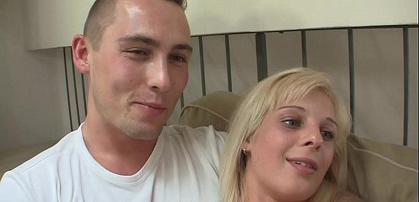  He punishes young blonde wife rough for cheating